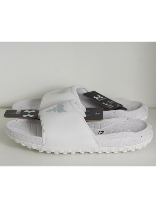 Under Armour Mens Project Rock Sideline Slides Blood Sweat Respect Flip Flops 13 main image 7